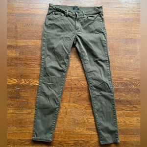 Forest Green Polo Skinny Jeans